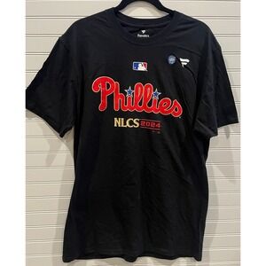 Phillies NLCS 2024 World Series‎ T-Shirt MLB Baseball Black L